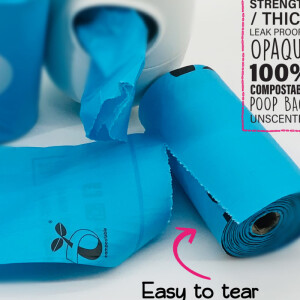 Poop Bag Dispenser With 15 Bags