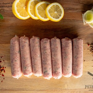 Award winning Pork, Lemon & Parsley Sausages – 6 Pack