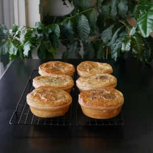 Roast Chicken and Leek Pies